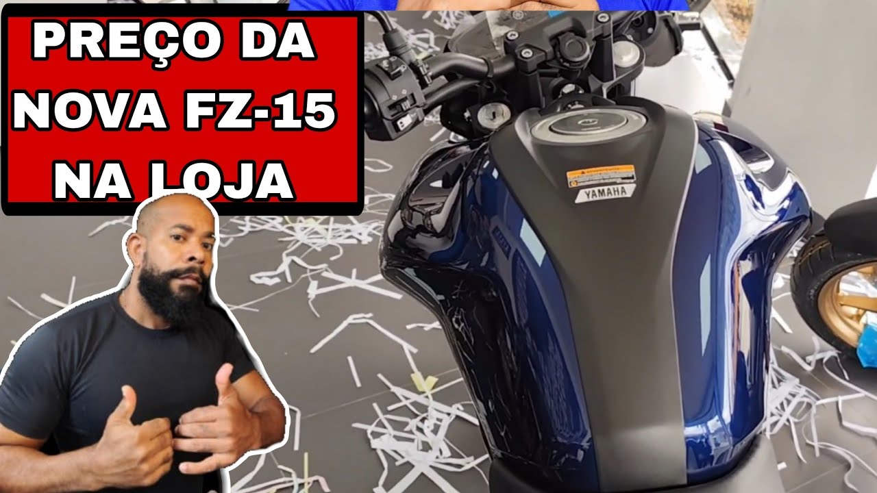 Nova FZ-15 novo modelo 2026 na loja?