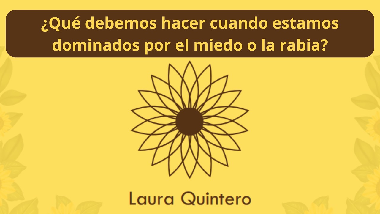 ¿Qué hacer cuando ya nos dominó el Miedo o la Rabia?