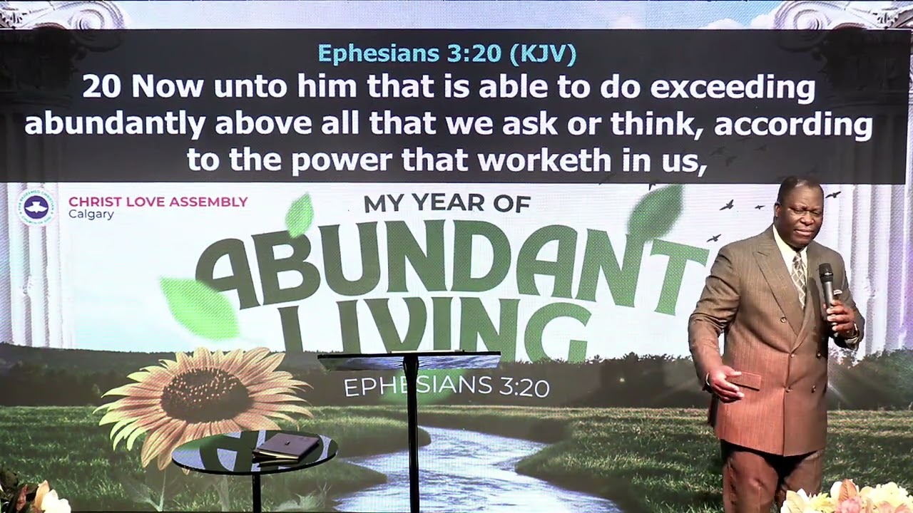 January Covenant Service | The God of Abundance -1 | RCCG Christ Love Assembly Calgary