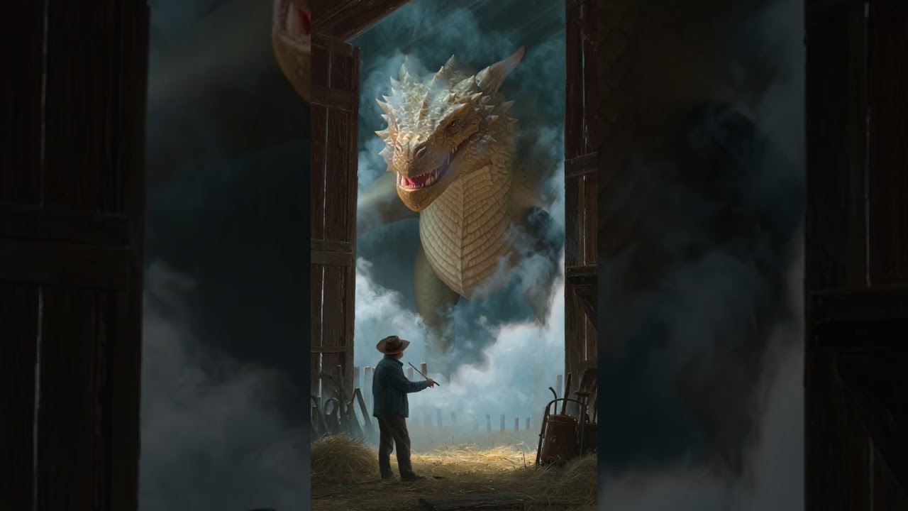 dragon attack on village