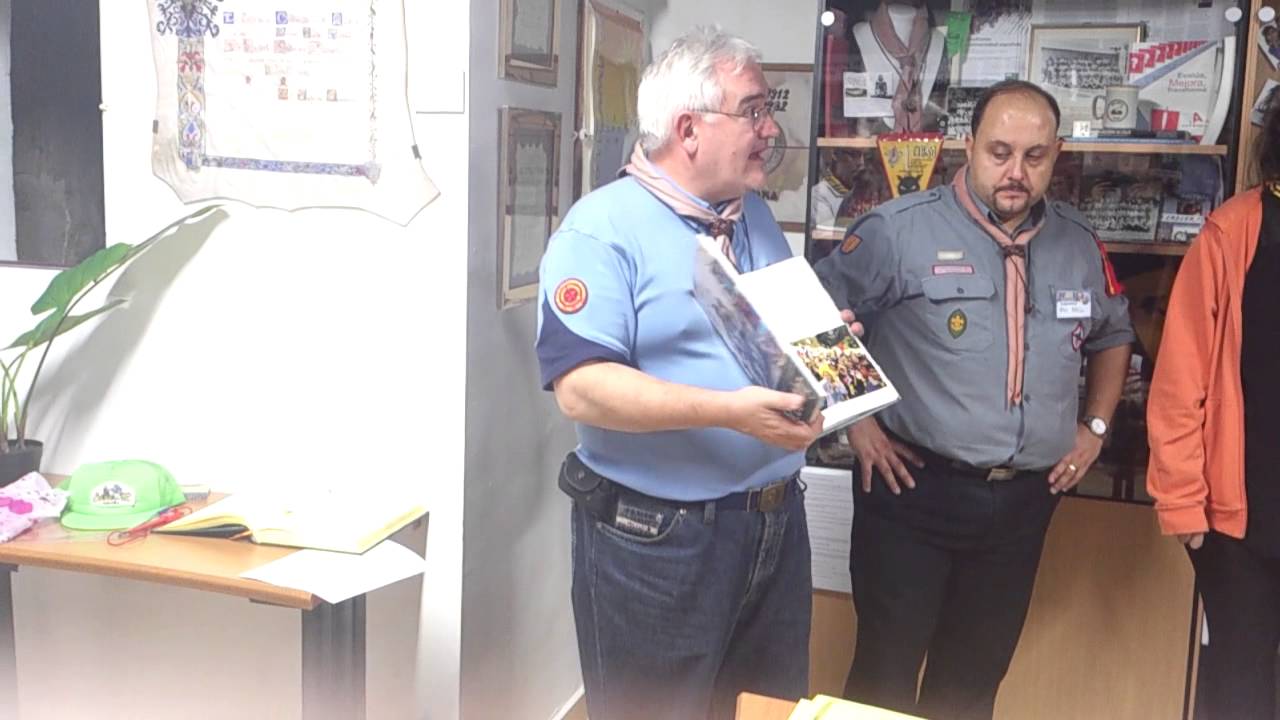 Palabras del Custodio del museo Scout en Madrid Fidel Hernandez