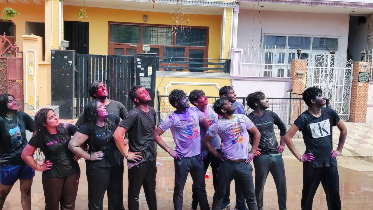 Colorful Holi Celebration | Funny Vlog with Family and Friends | Haryana|| Ankitjaatvlogs#vlog#holi