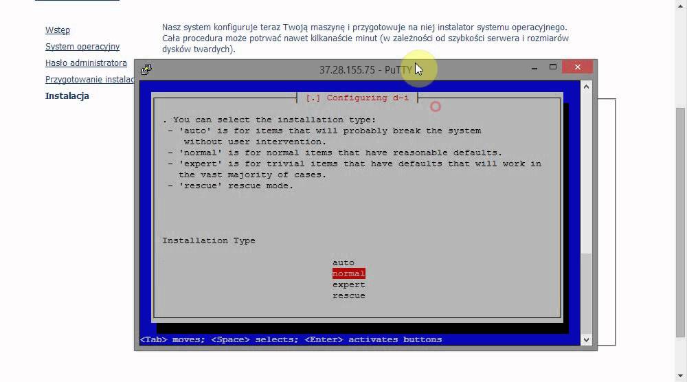 Serwery dedykowane tryb Rescue systemu Linux