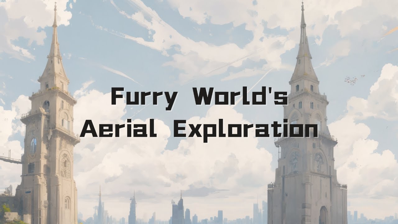 Furry World's Aerial Exploration
