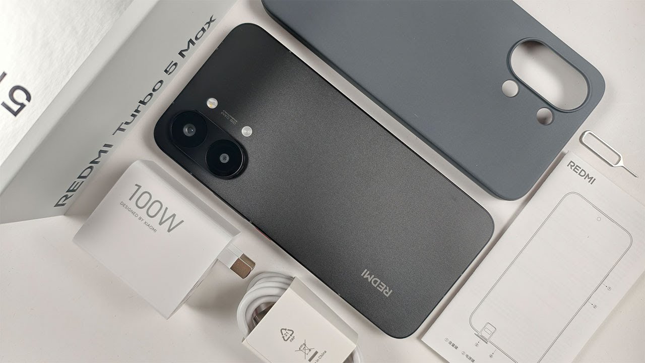 REDMI Turbo 5 Max Black Unboxing and Camera Test! - ASMR