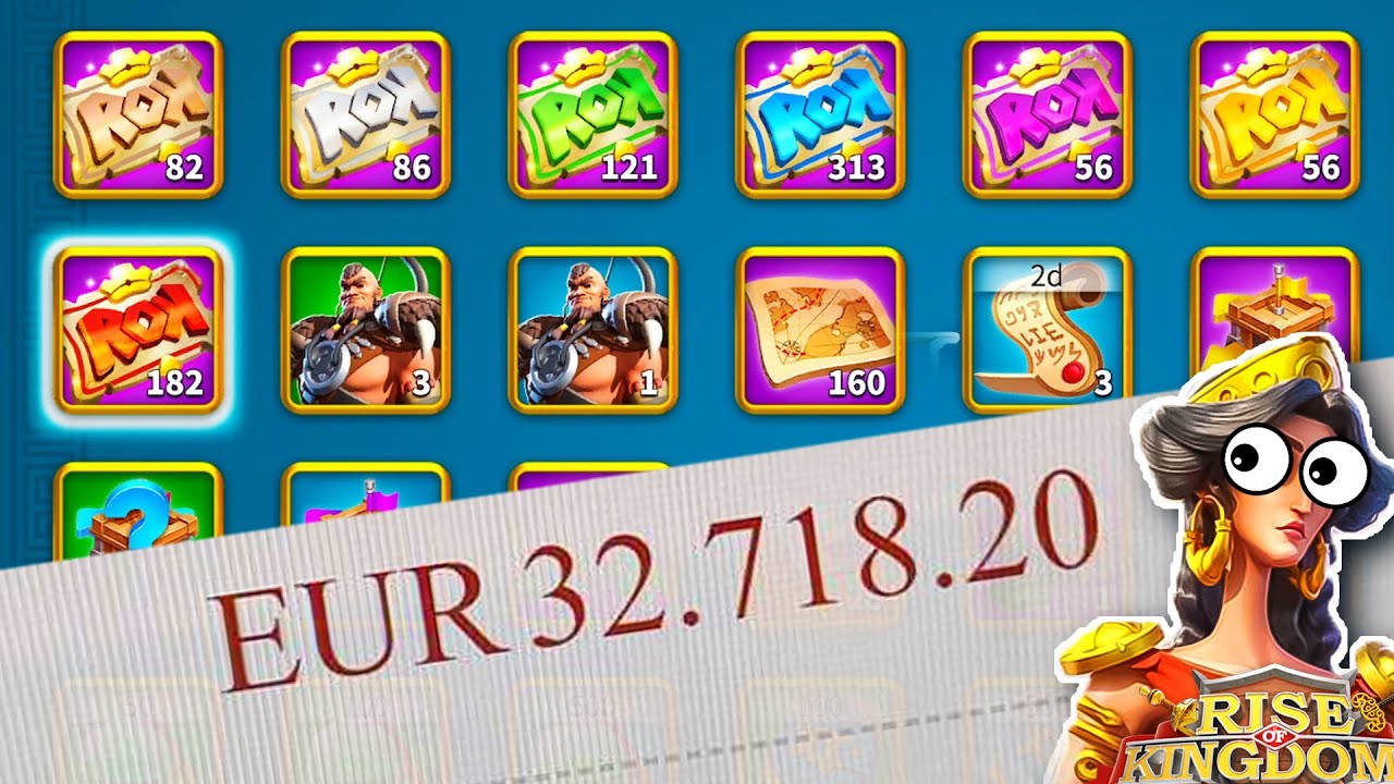$ 32.000 Tokens purchased: 5 Days old Account - Rise of a King
