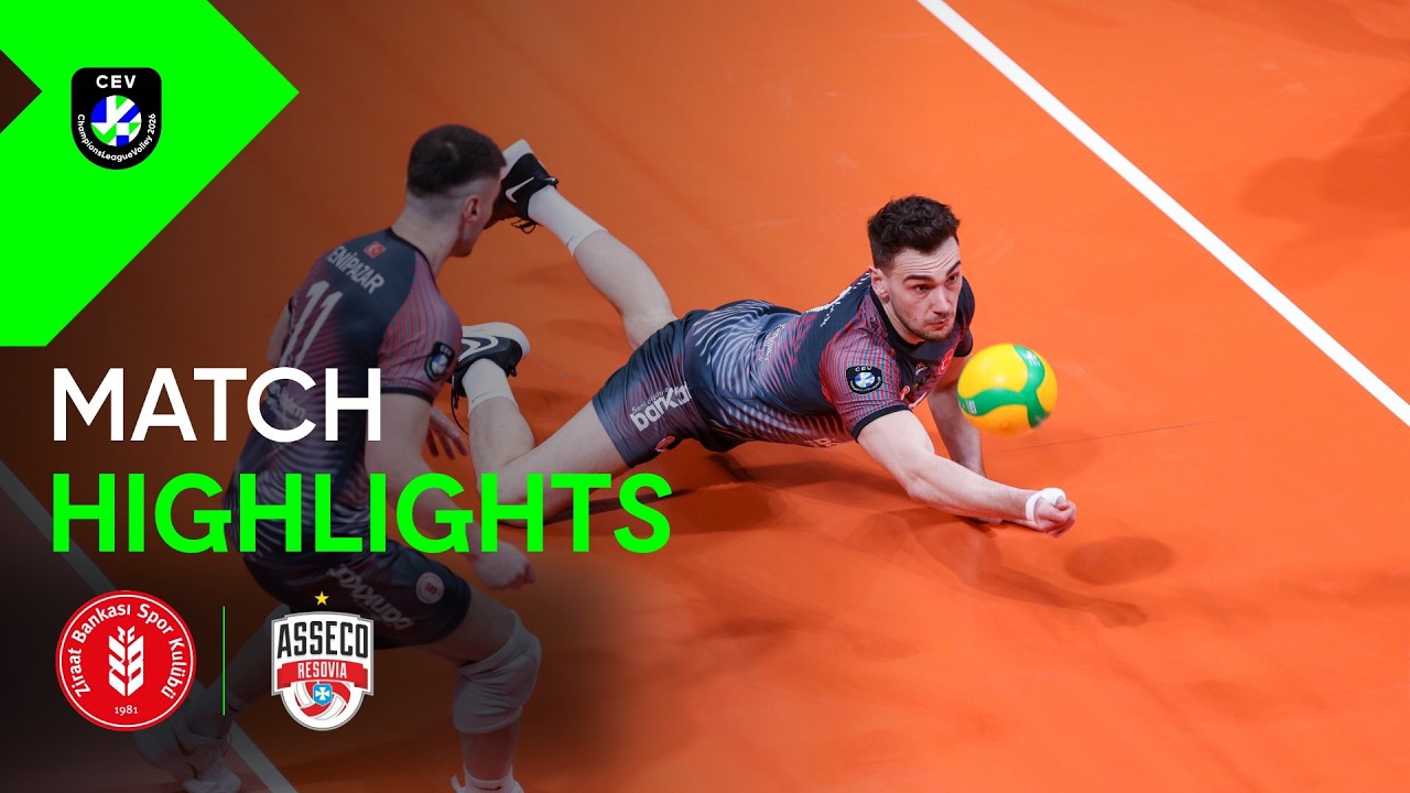 Najważniejsze | Ziraat Bankkart Ankara vs. Asseco Resovia Rzesz&oacute;w | Siatk&oacute;wka Ligi Mistrz&oacute;w CEV 2026