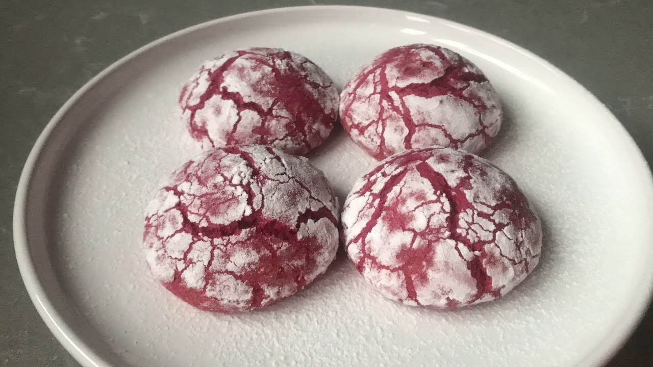 PKU’lu Ceylin/düşük proteinli pembe çatlak kurabiye tarifi/low protein pink craked cookies recipe