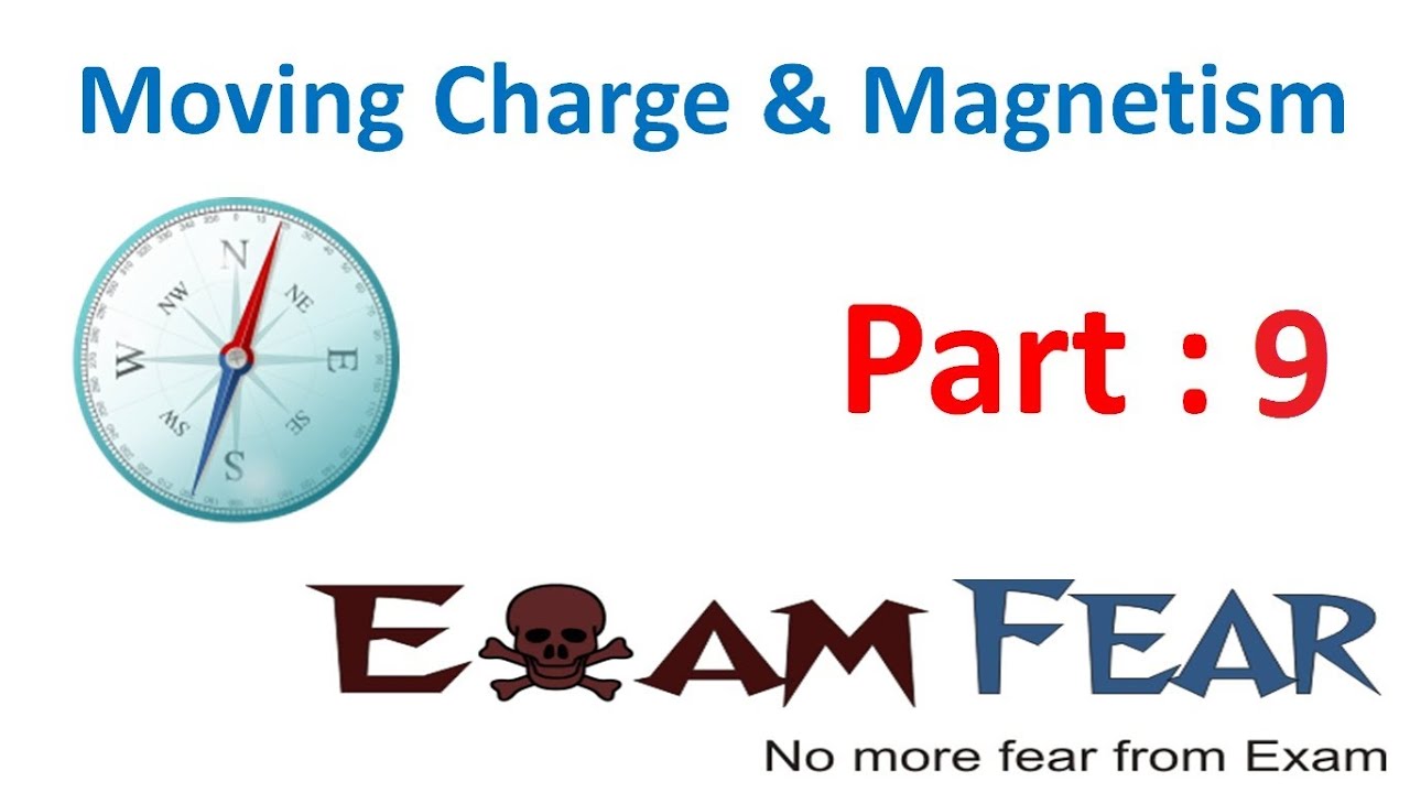 Physics Moving Charge & Magnetism part 9 (Motion of charged particle in magnetic field) CBSE 12