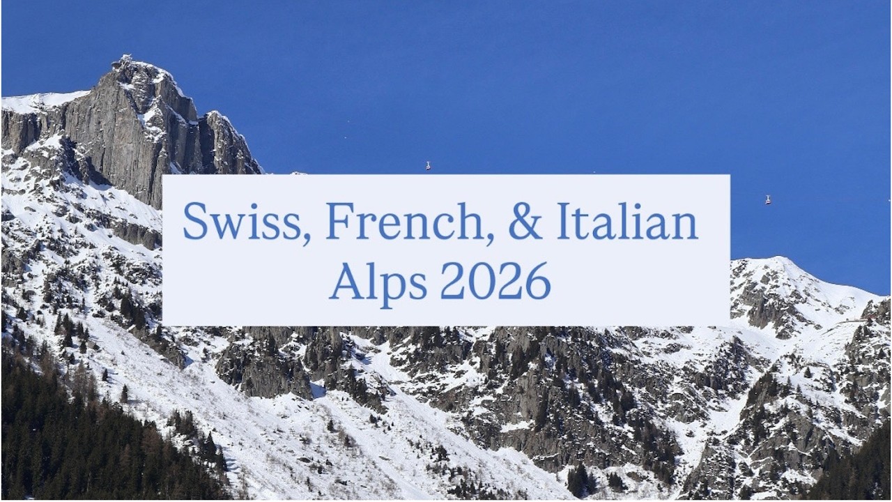 Swiss, French, & Italian Alps Vlog January 2026