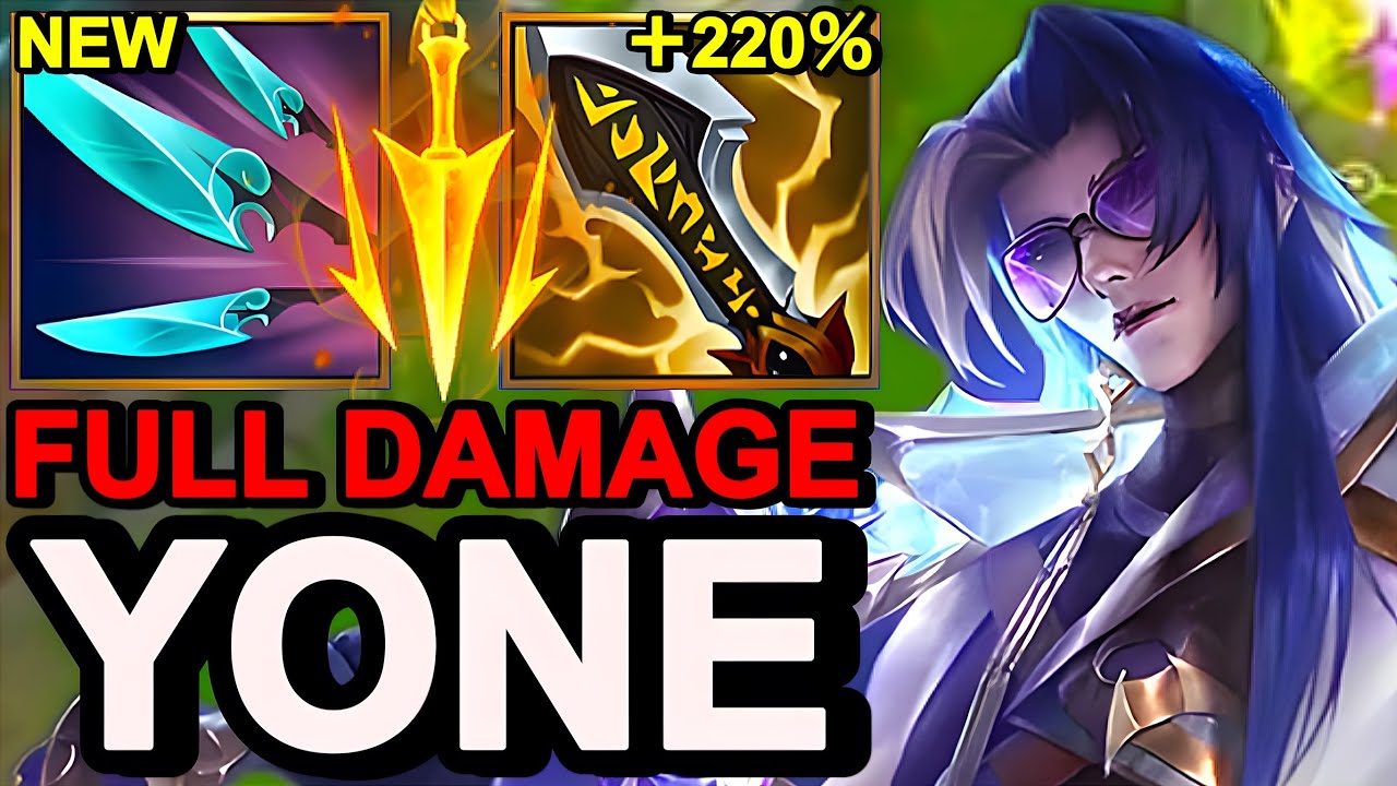 Wild Rift China Yone Mid - 26KILL Max Damage YONE Build Runes - Navori Quickblades Best Yone OP Item