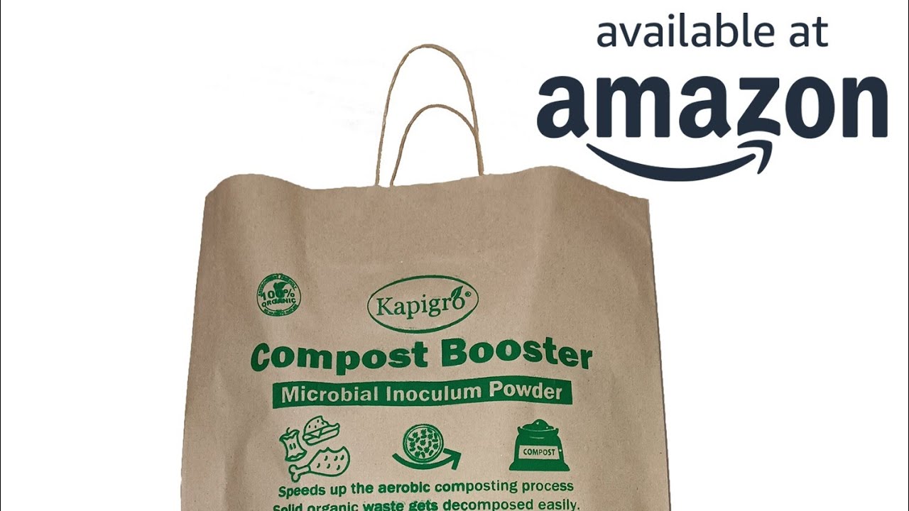 Kapigro Compost Booster- Concentrated Inoculum for enhanced composting. Available on Amazon India