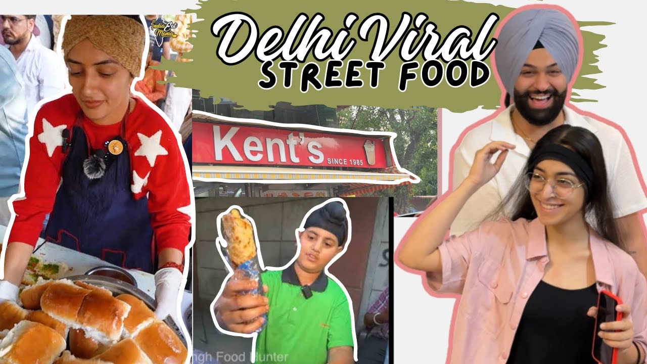 VISITING ALL DELHI VIRAL STREET FOOD 😱 | ITSMEGAGAN