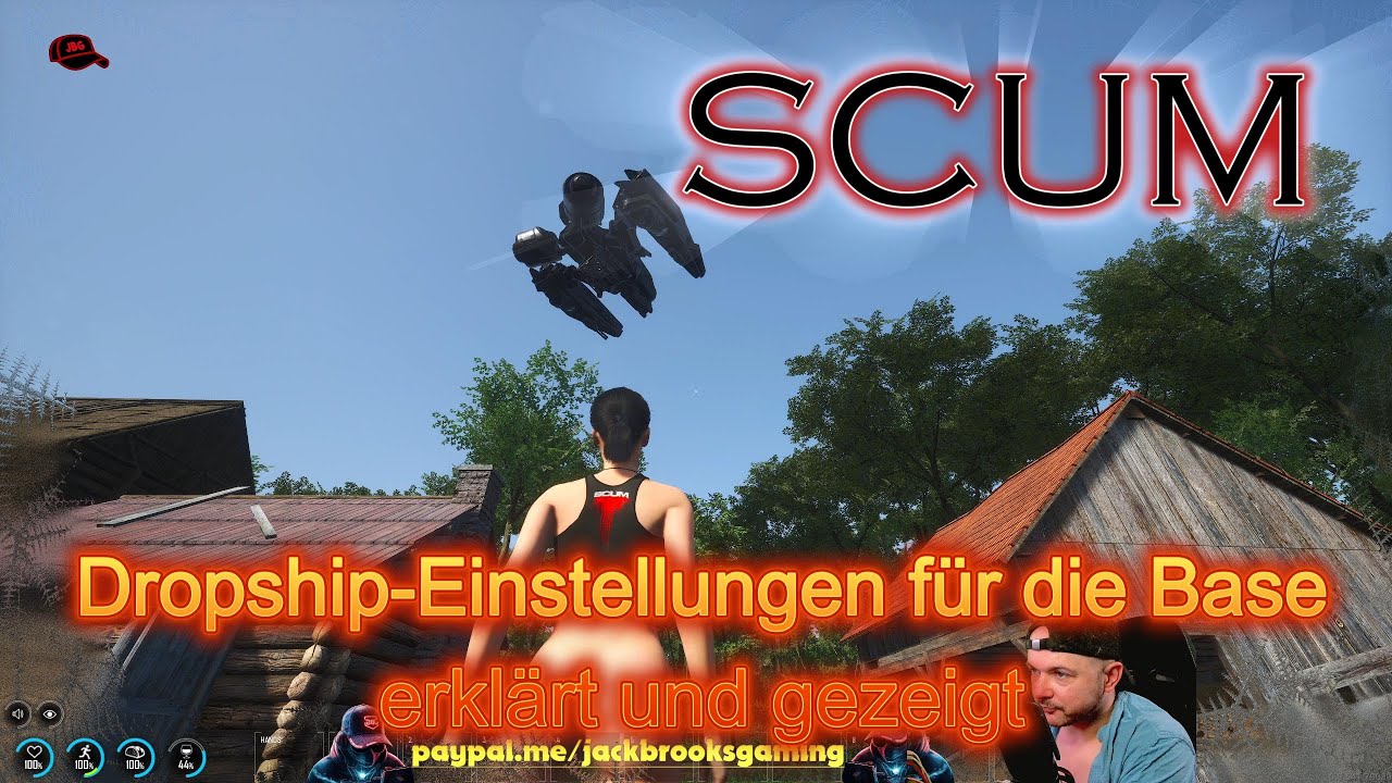 SCUM | Dropship-Einstellungen f&uuml;r die Base erkl&auml;rt und gezeigt