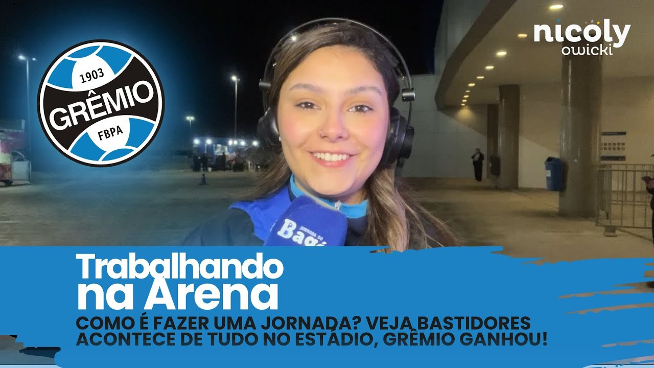 BASTIDORES DE UMA JORNADA DO BAGÉ | COMO É TRABALHAR NA ARENA DO GRÊMIO? | VLOG