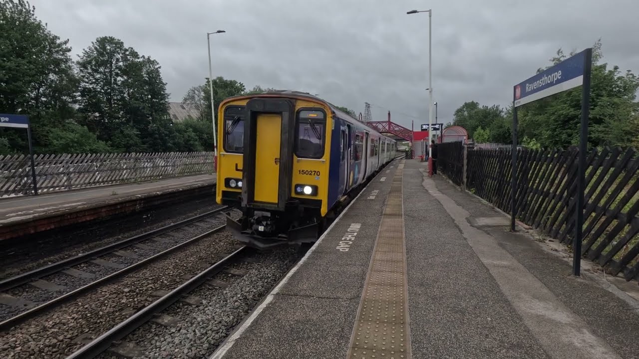 Ravensthorpe Railway Station To Leeds Railway Station 5.7.25 Looking West