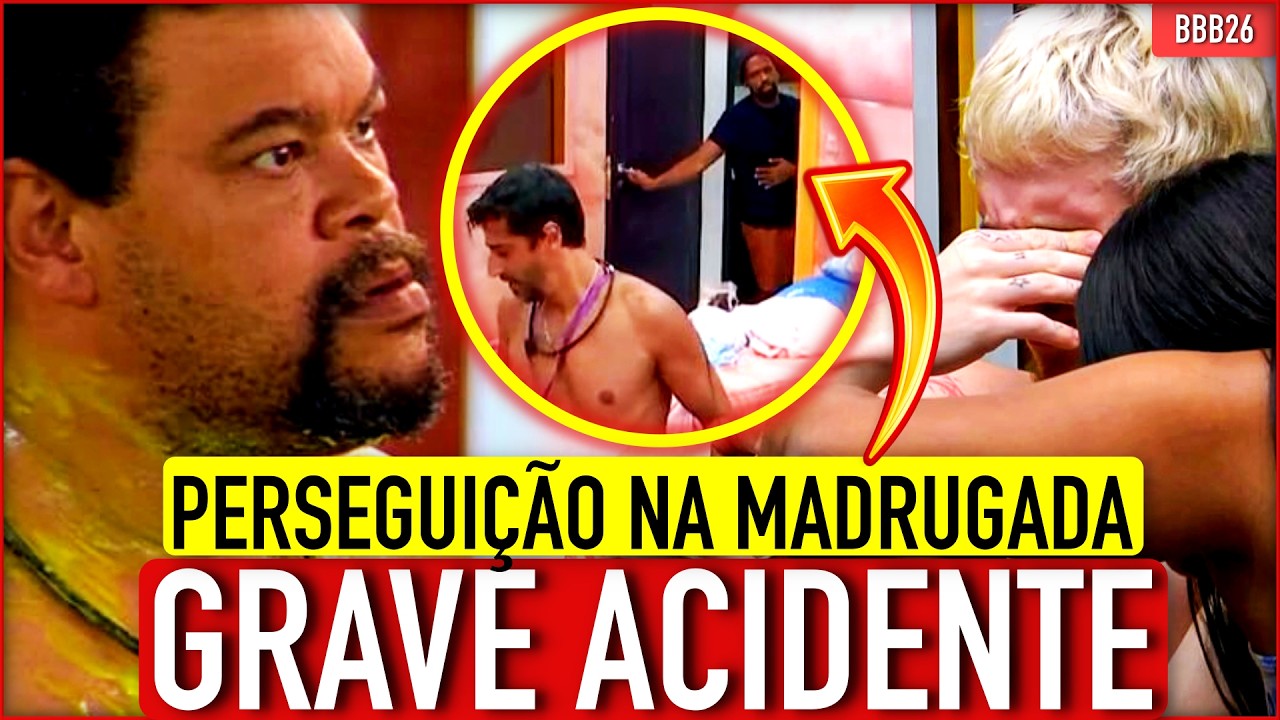 🚨BBB26 URGENTE: ACONTECEU GRAVE ACIDENTE NA CASA; Boneco PERSEGUE Cowboy; Chai TRAI o Babu e +