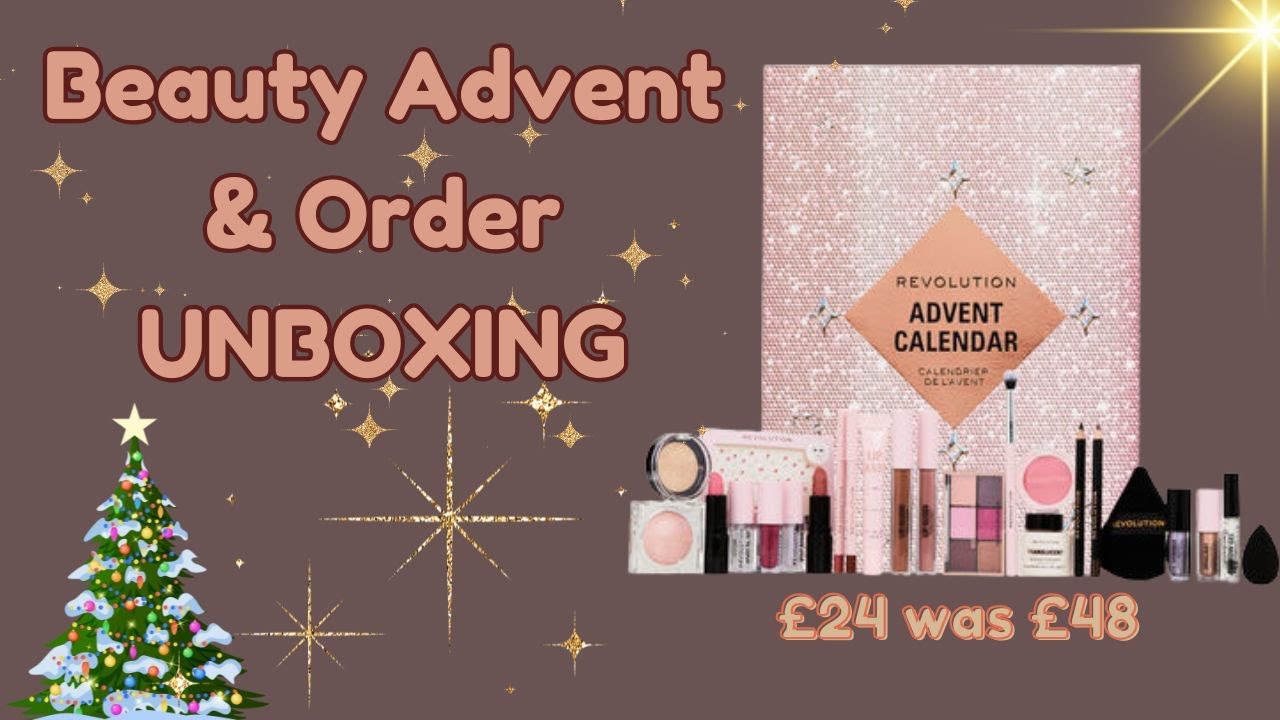 🎄 Revolution Christmas Advent Calendar & Order Unboxing #beauty 🎁👄🧴