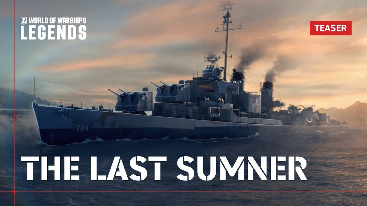 Последний Sumner | Тизер свежего обновления для World of Warships: Legends