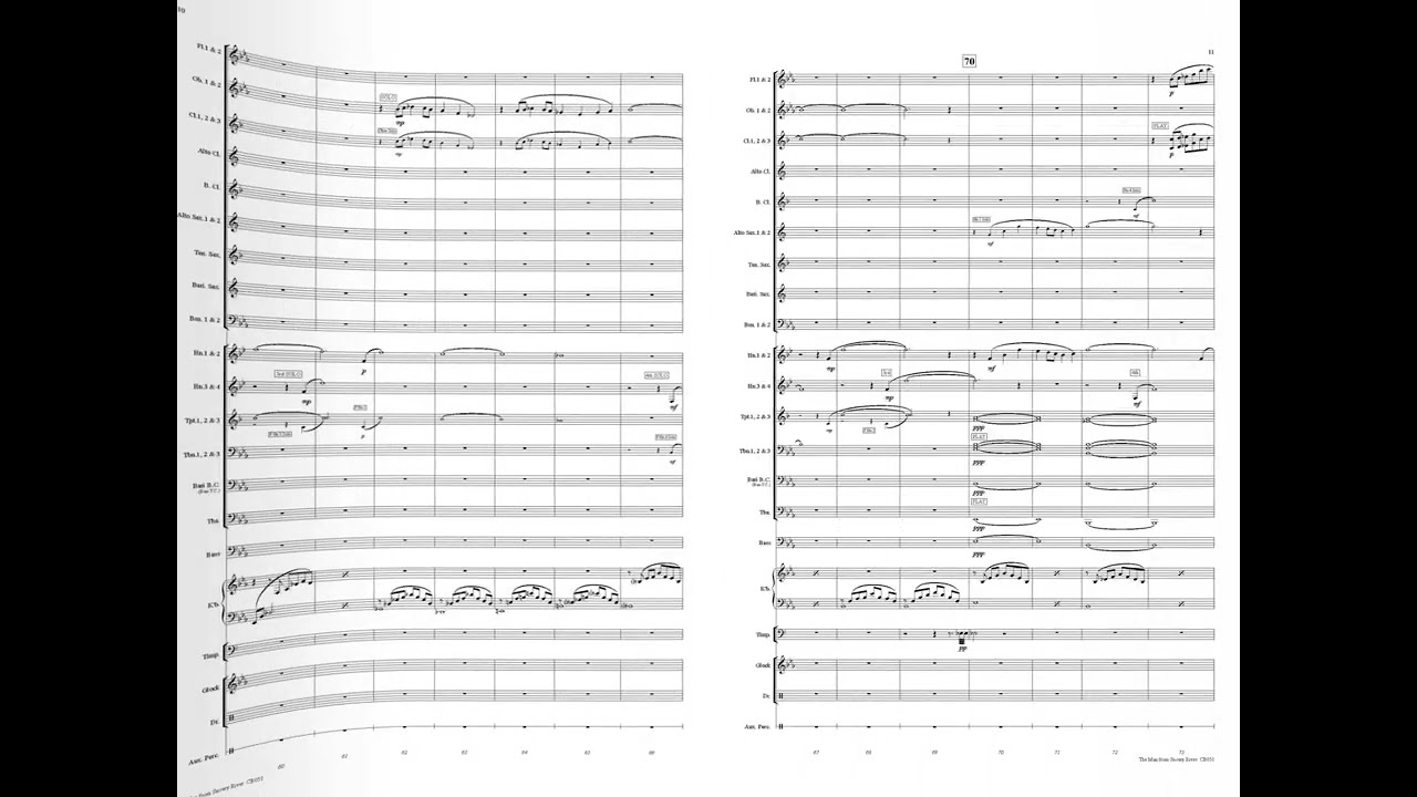 The Man from Snowy River print music for Concert Band Grade 4