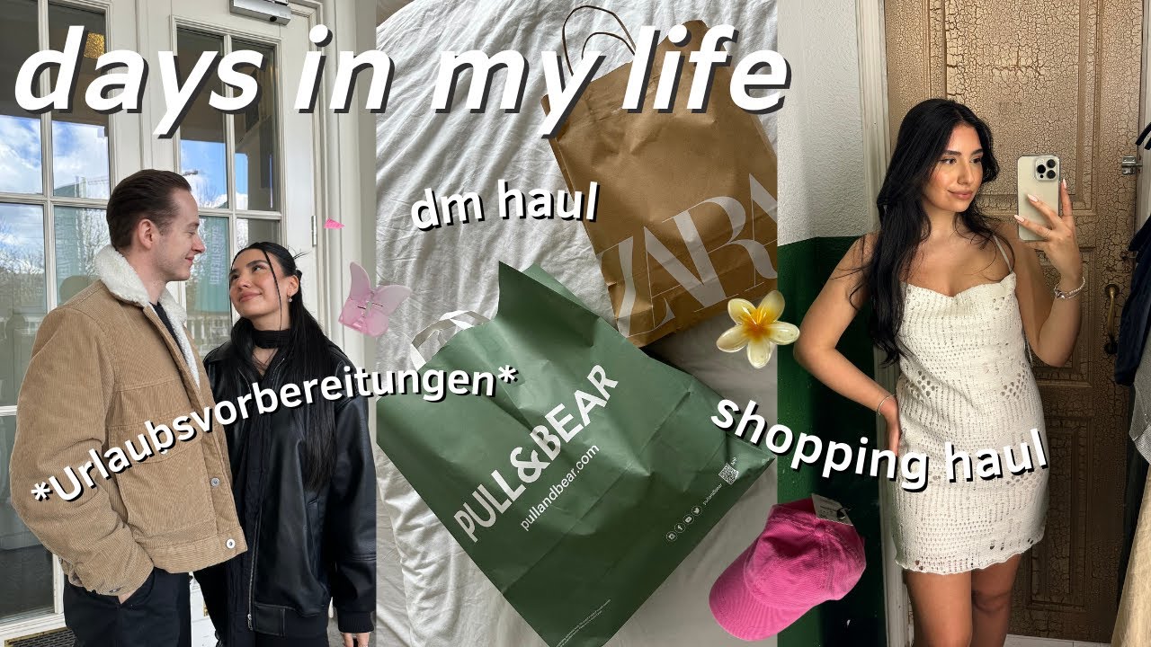 Vorbereitungen für unsere Reise, dm + shopping haul ✨days in my life