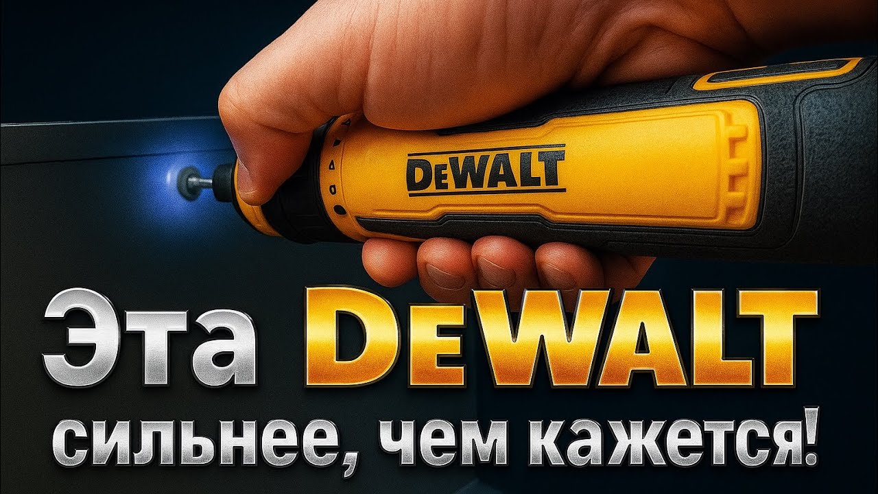 Отвёртка DeWALT DWHT66719 &mdash; Честный Тест! Креплю ПАХ, сверлю алюминий 2 мм. Удивила!