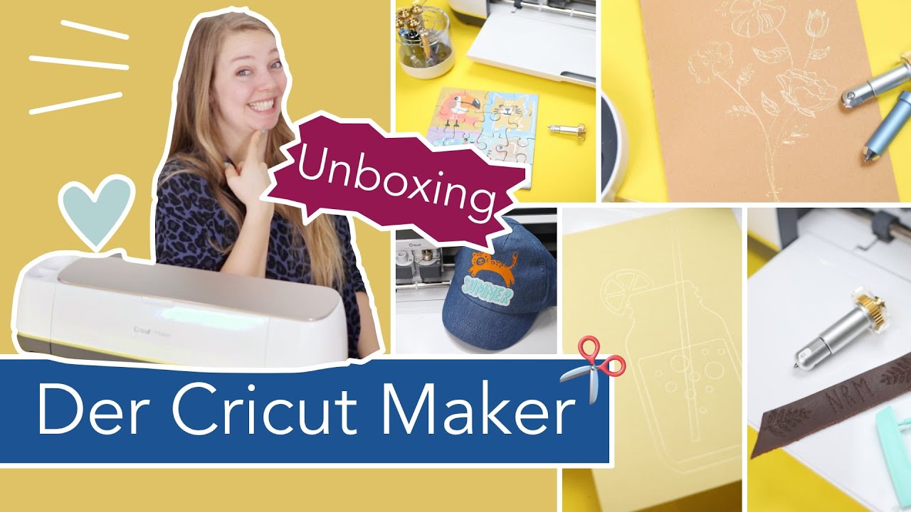 Mein neuer Plotter: CRICUT MAKER! Unboxing & erste Projekte