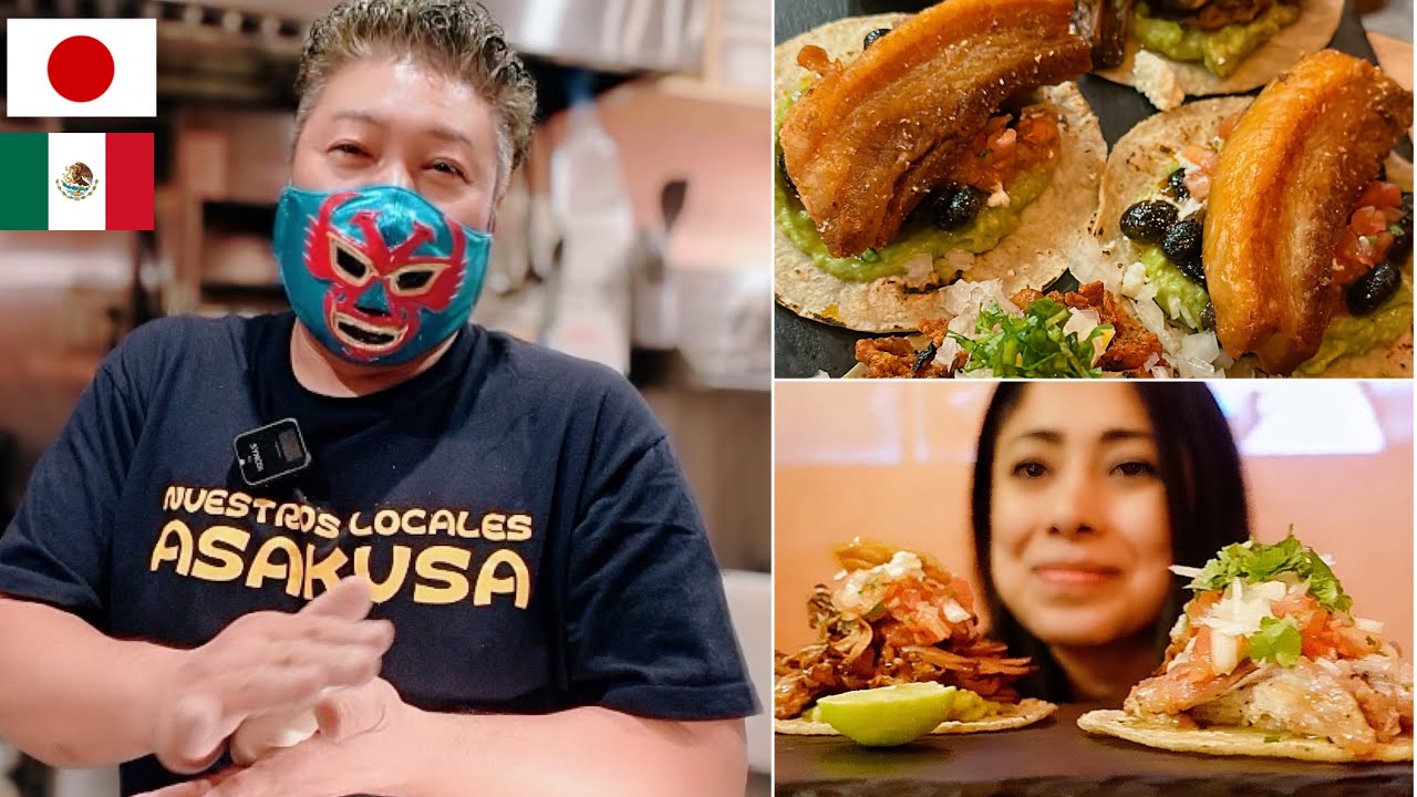 Comiendo Tacos en JAPON! FUKUMEN! Japonés se enamora de Mil Mascaras.