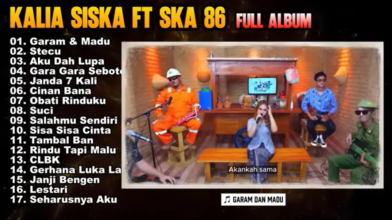 KALIA SISKA Feat SKA 86 FULL ALBUM TERBARU NON STOP HITS 2025  GARAM DAN MADU, STECU STECU