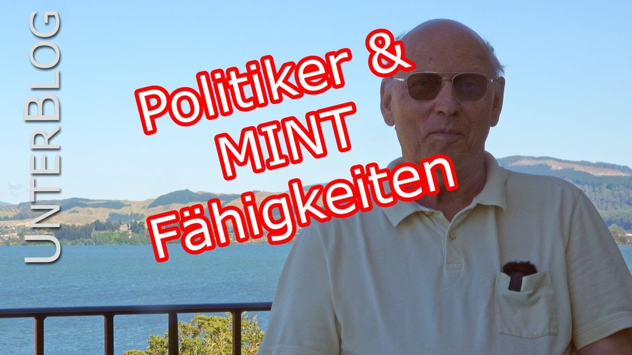 Politiker, MINT-Bildung, Gasmangel - Erforderliche Änderungen