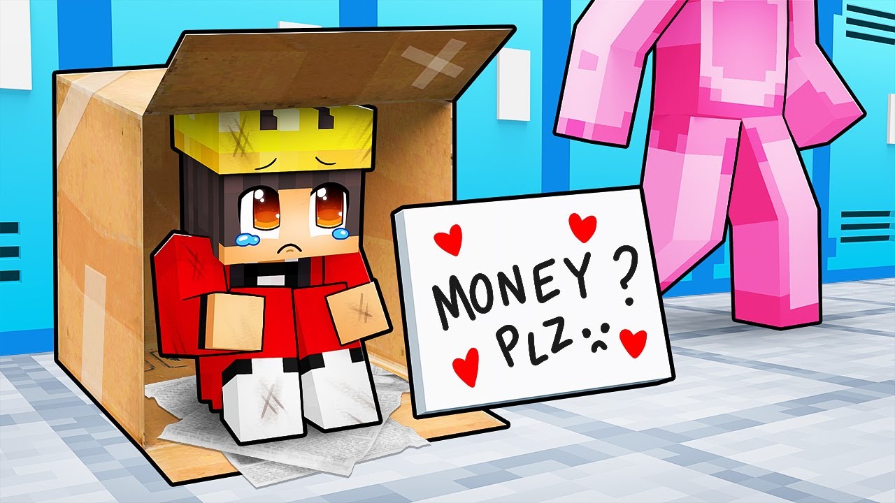 Baby Mongo Poor in School Sad Story in Minecraft!
