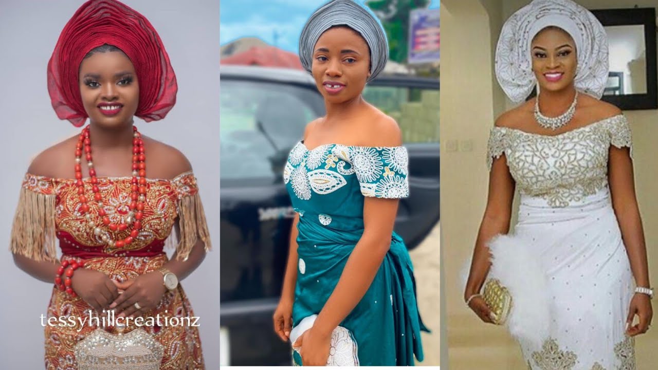 How to make an off shoulder Madam/Igbo blouse with George lace/patterned lace. DIY