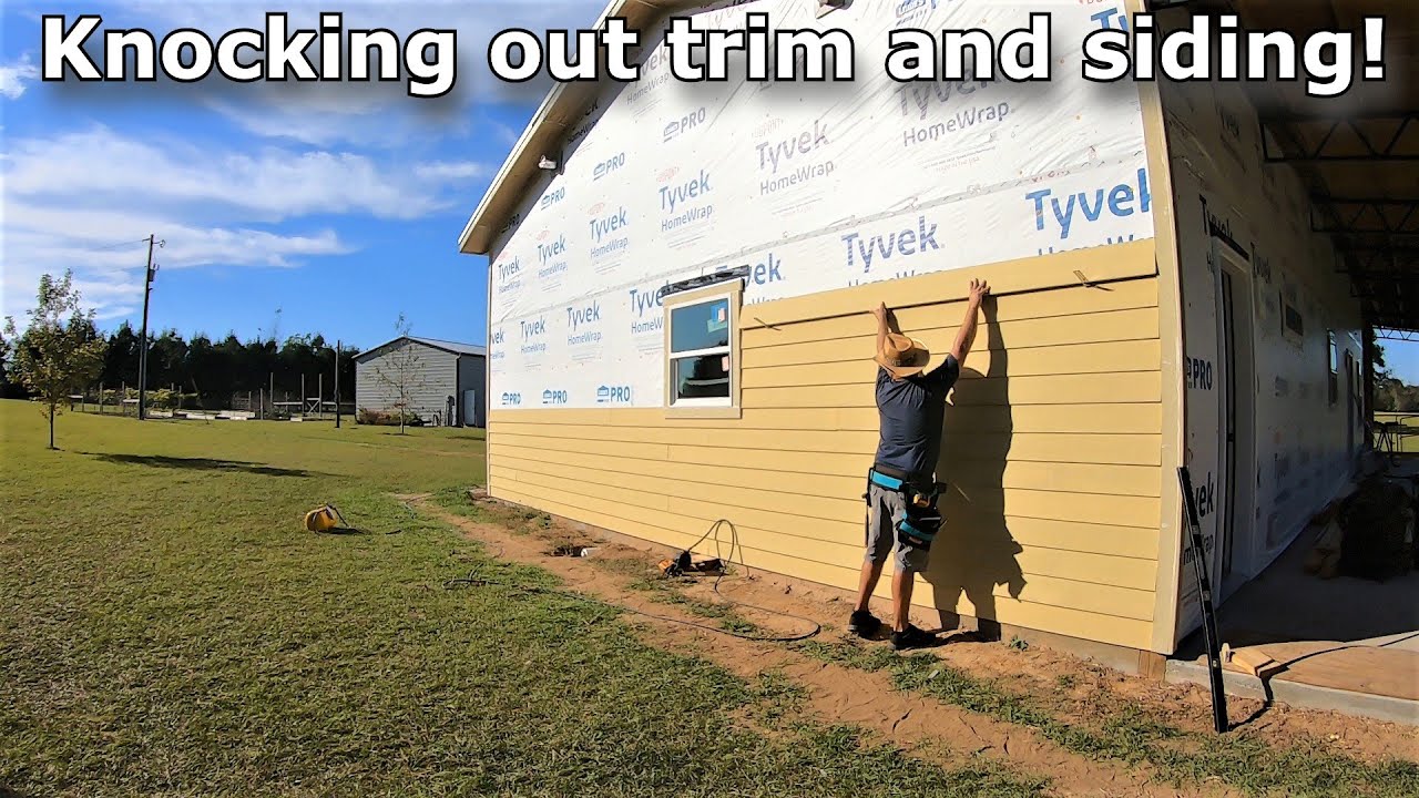 Working on trim and siding! #479
