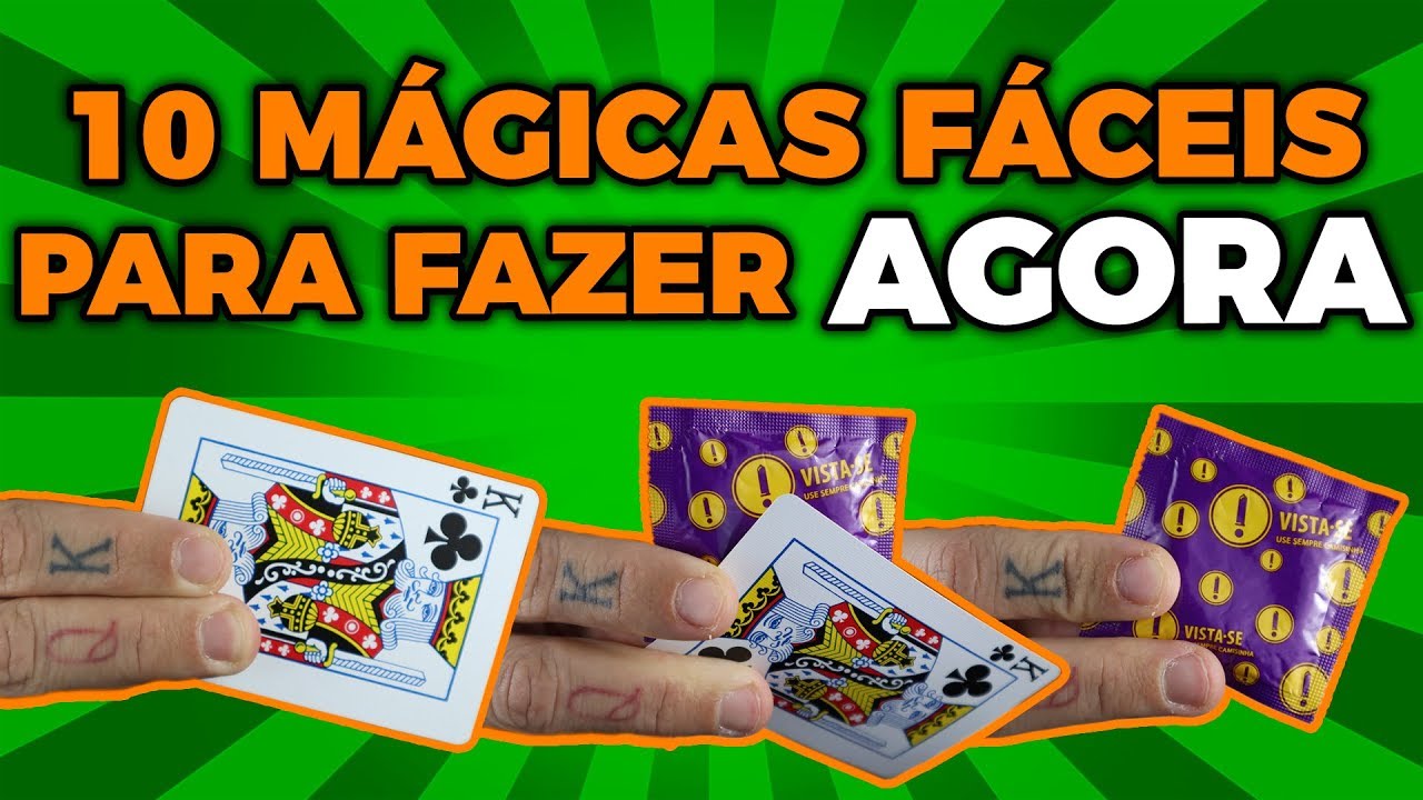 10 MÁGICAS PARA FAZER AGORA COM OBJETOS DE CASA