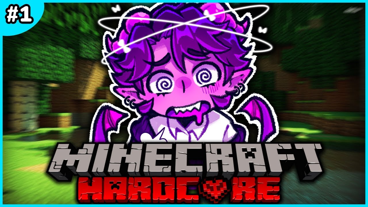 [DAY 1] JELLYBEAN'S MINECRAFT HARDCORE WORLD 😈