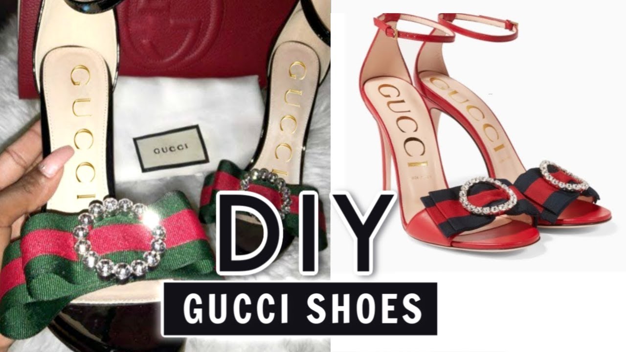 DIY Gucci Inspired Shoes