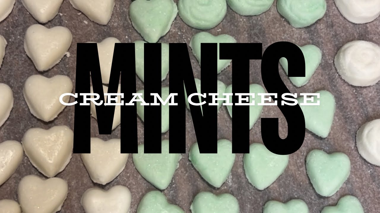 Party Mints / Cream Cheese Mints / Wedding Treat