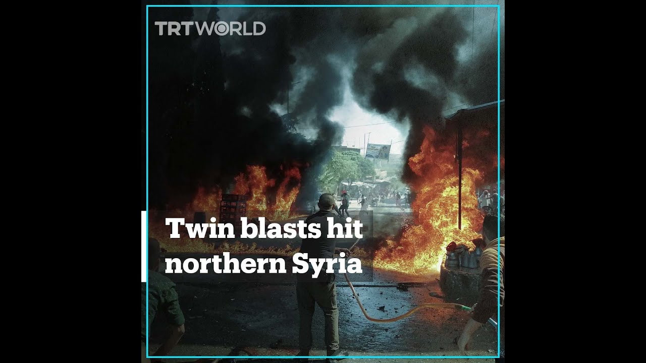 Twin blasts in northern Syria kill civilian