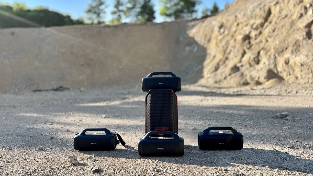 4 Earfun UBoom X vs Teufel Rockster Air 2 - basstest