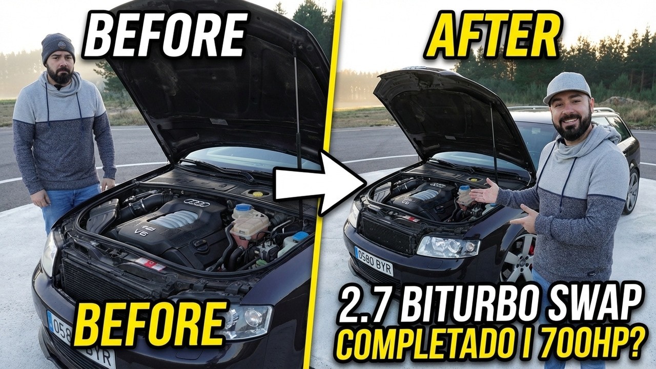 Audi A4 B6 SWAP a S4 B5 | Proyecto completado: detalles, mejoras y experiencia