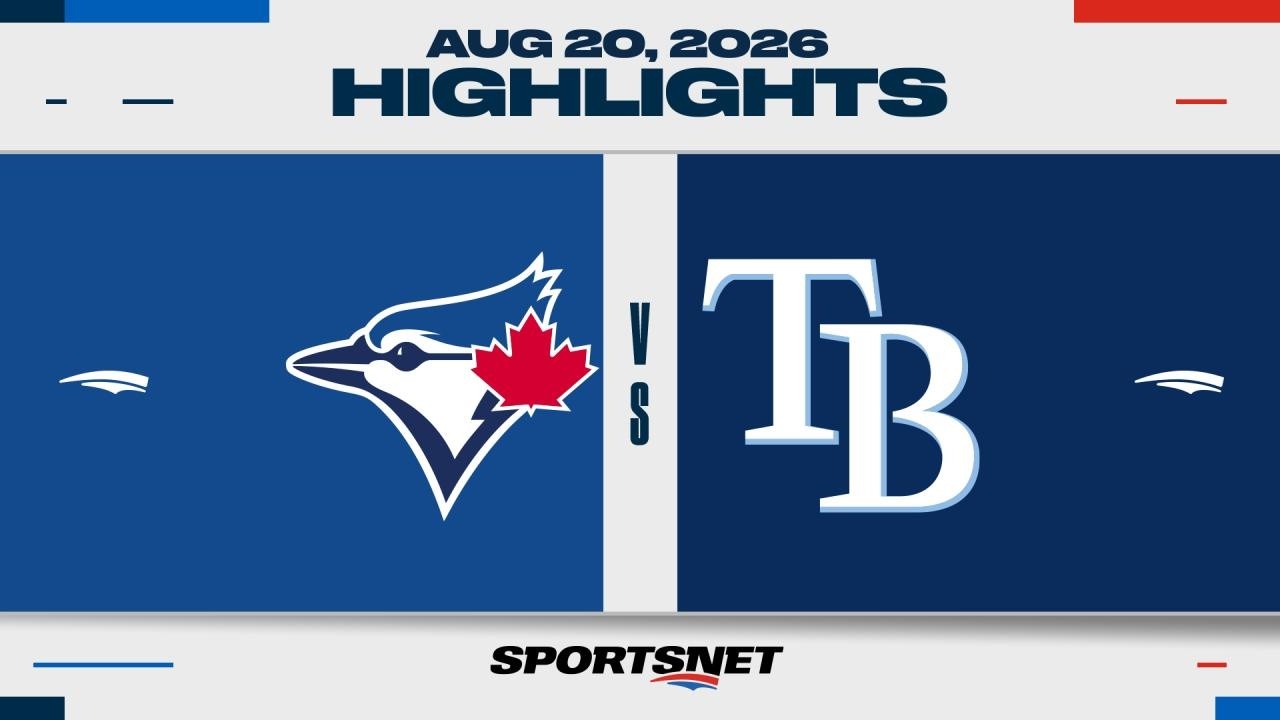 MLB Highlights | Blue Jays vs. Rays - August 20, 2026