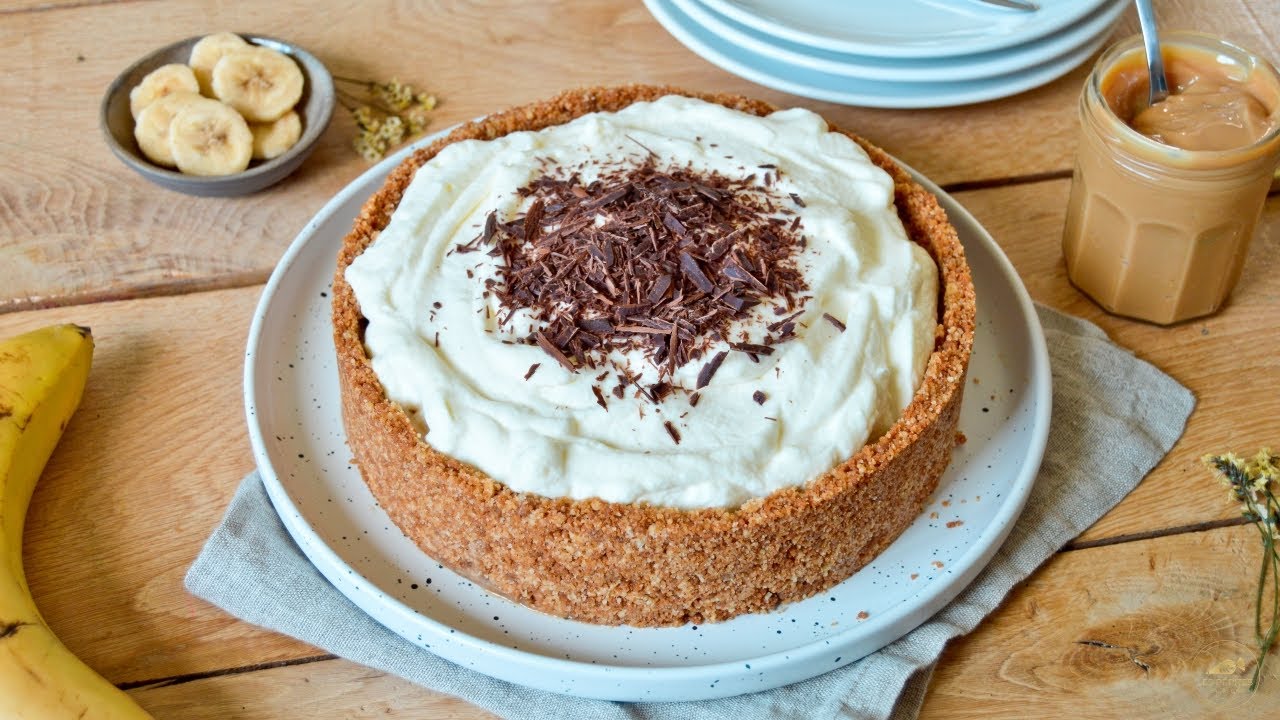 Banoffee Pie - Tarte banane caramel chantilly
