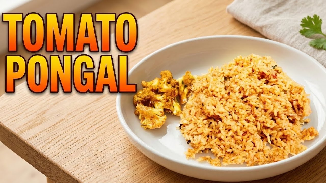 Tomato Pongal | Simple & Tasty Comfort Meal 😋
