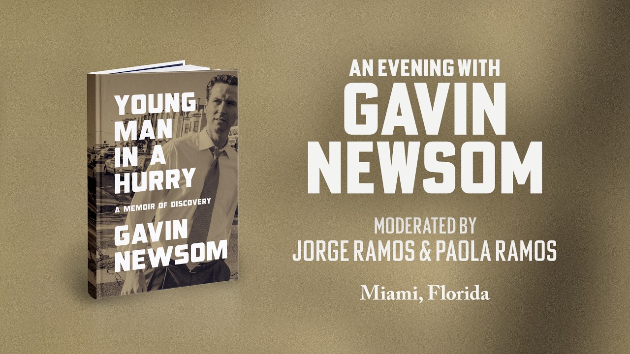 An Evening with Gavin Newsom in Miami, FL | Young Man in a Hurry Book Tour