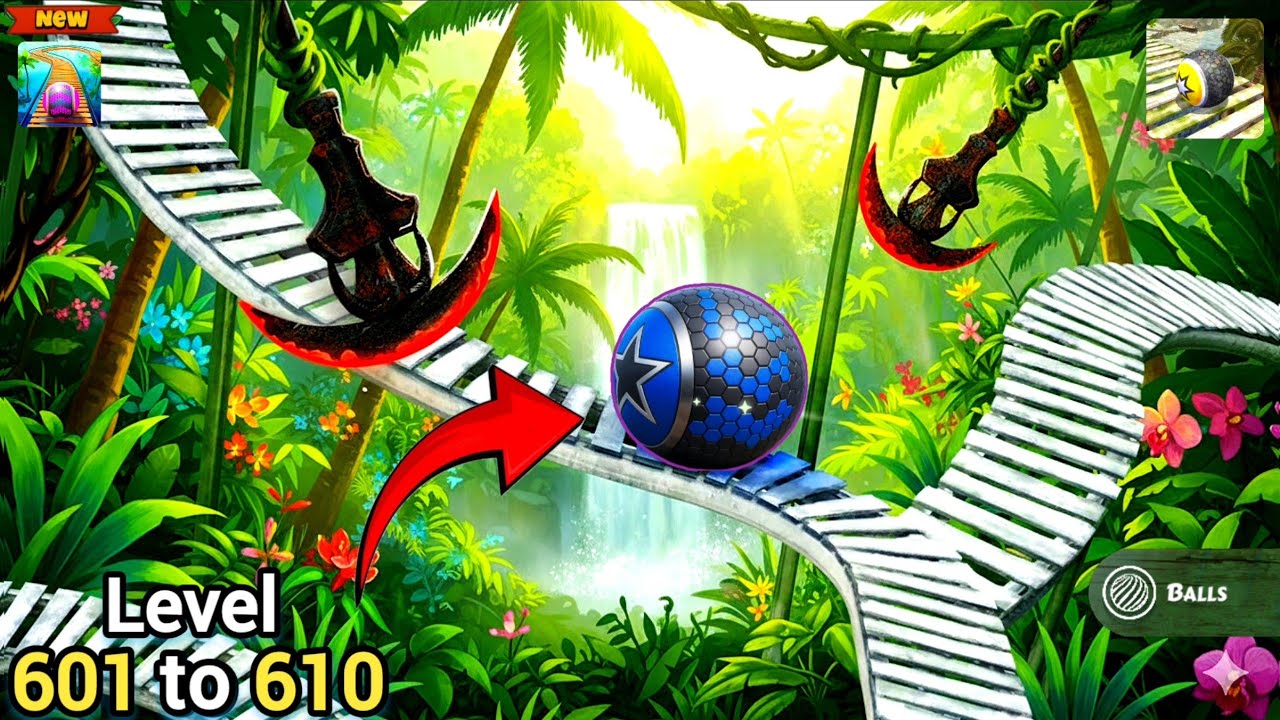 Rollance Adventure Balls, SpeedRun, Rollance Portal Run Gameplay Level 601 to 610
