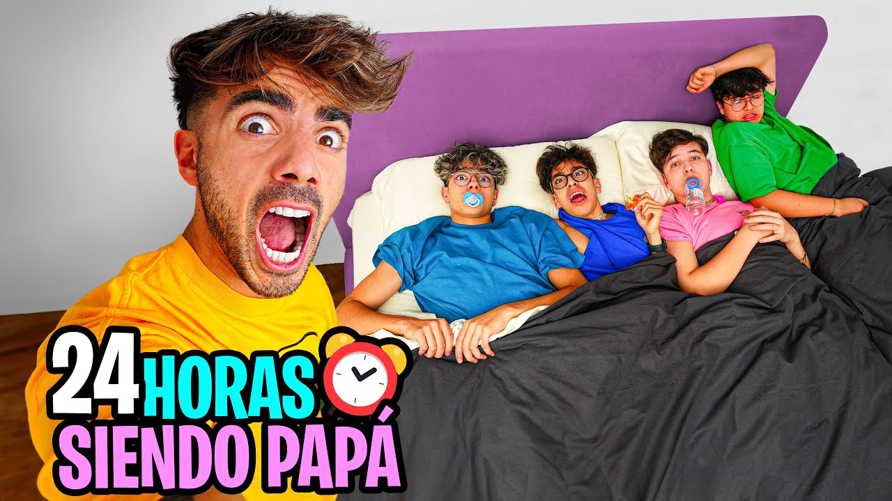 24 HORAS SIENDO PAPA DE MIS VECINOS!