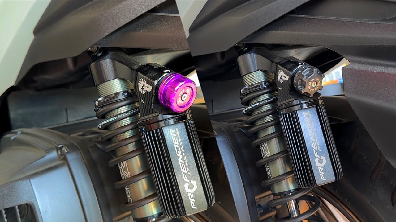 ติดตั้งหมุดปรับ compression โช้ค profender X Series อยากสวยก็จัด จะประหยัดทำไม ของมันต้องมี