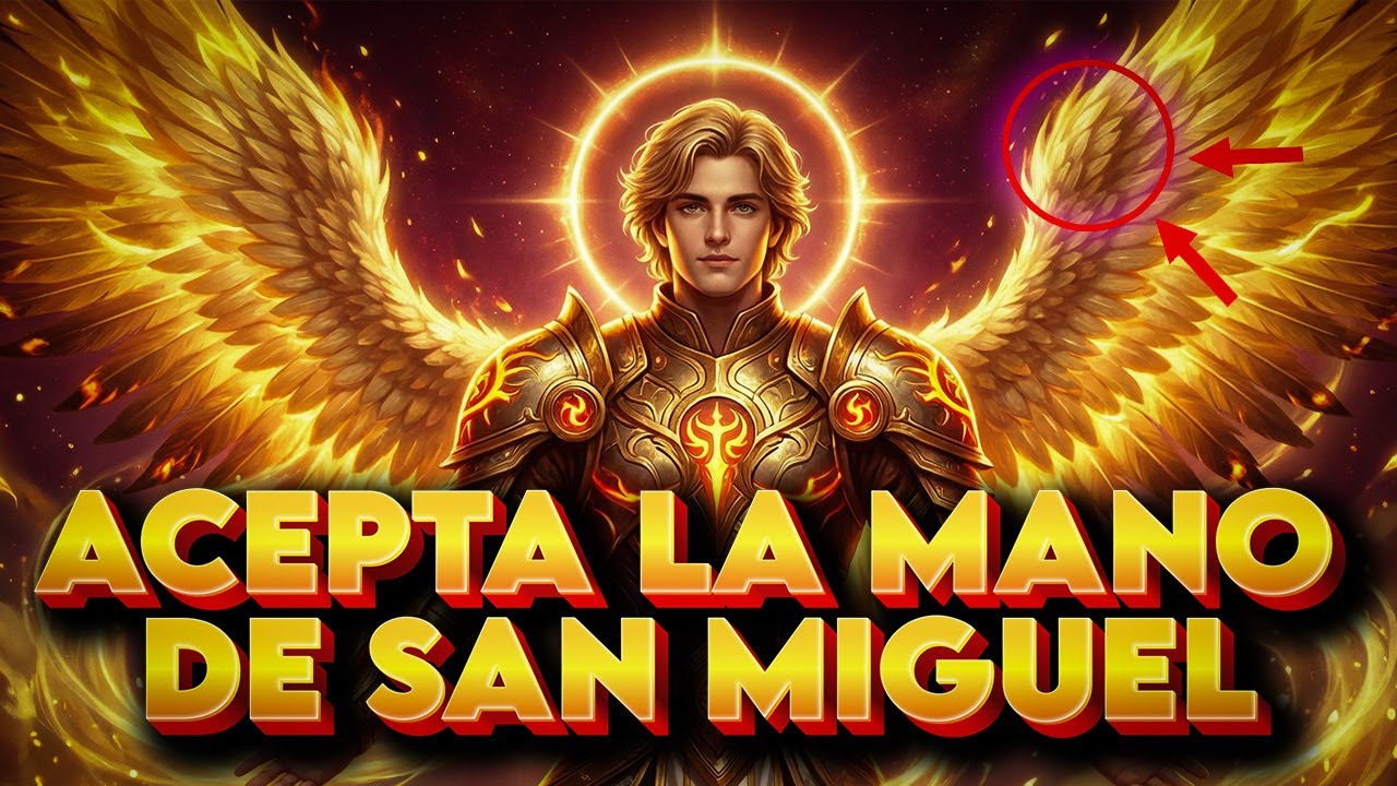 ACEPTA LA MANO DE SAN MIGUEL EL ESTÁ MUY TRISTE