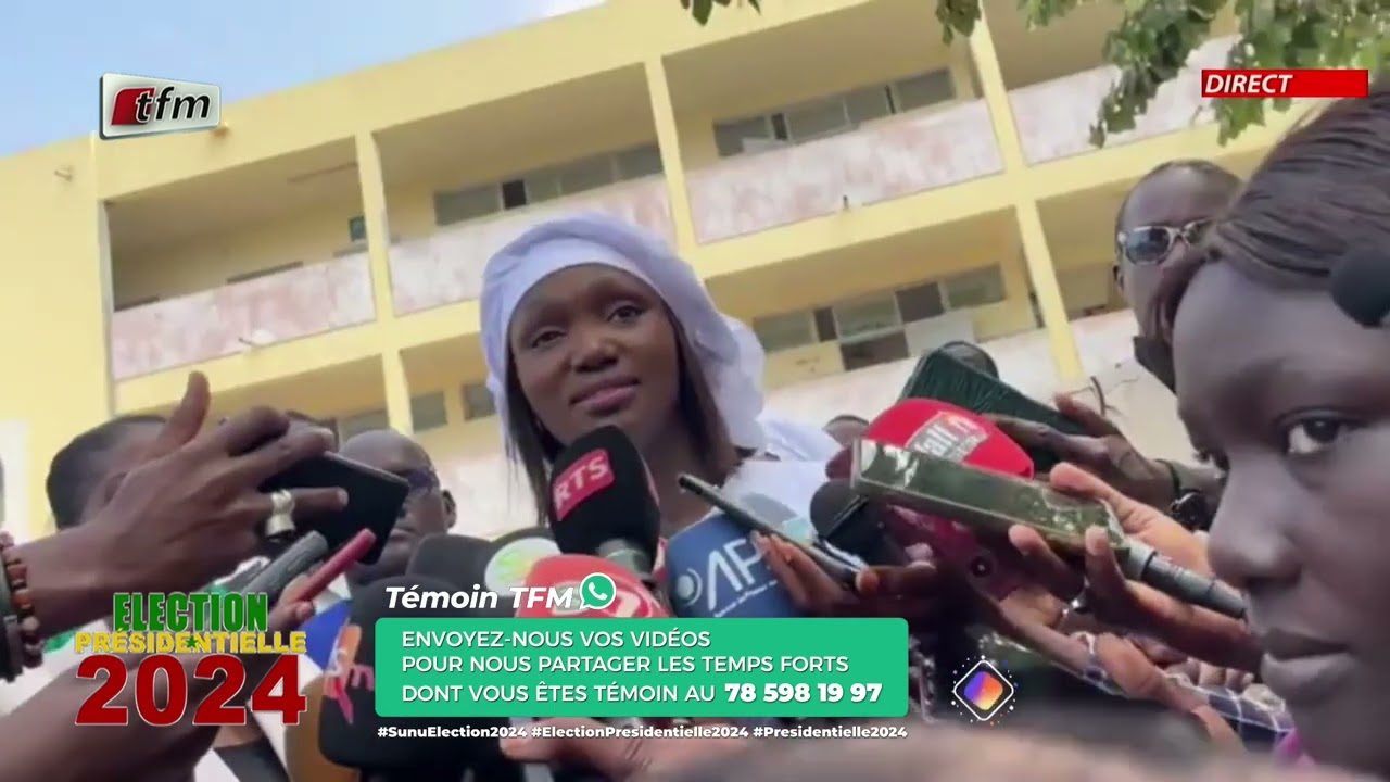 Elections presidentielles 2024 - Vote et réaction de Anta Babacar Ngom Candidate à la présidentielle