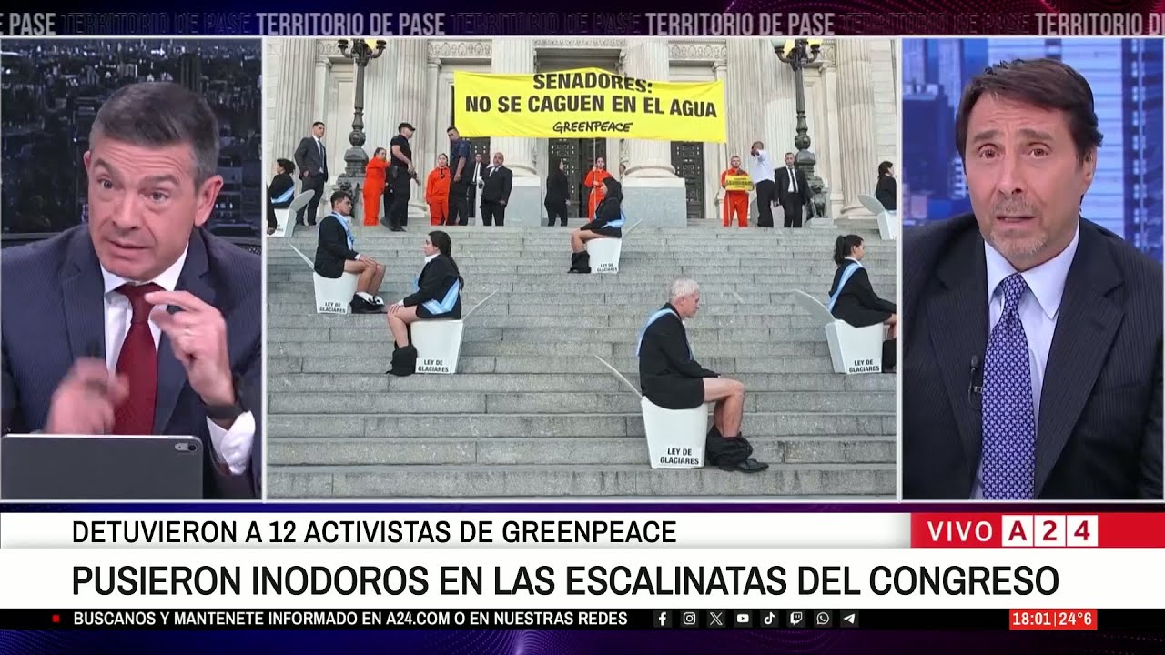📢 PUSIERON INODOROS EN LAS ESCALINATAS DEL CONGRESO: EL PASE ENTRE ROSSI Y FEINMANN